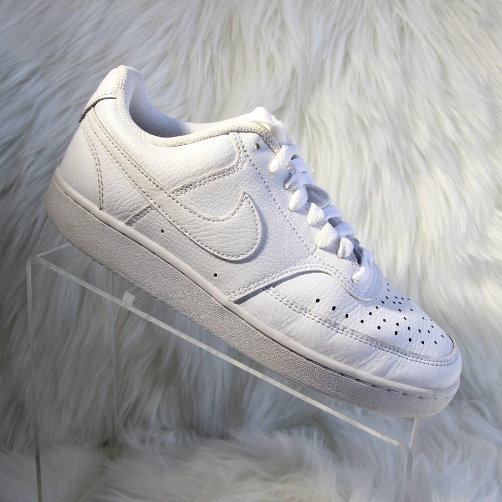 Nike Womens Court Vision CD5434-100 White Casual Shoes Sneakers Size 7.5**